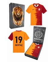 Galatasaray Orijinal  İsme Özel Çocuk Forması 20/21, Hediyelik Ahşap Kutulu