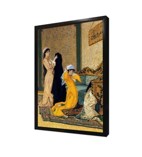 Saray Kadınları Çerçeveli Mdf Tablo