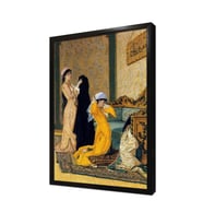 Saray Kadınları Çerçeveli Mdf Tablo