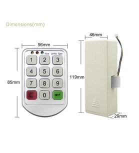 LOCKWAY Elektronik Cekmece Dolap Kilidi