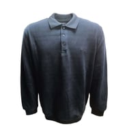 Rey Polo R02704 Erkek Basic Büyük Beden Selanik Sweatshirt - Rey Polo - Siyah (Lacivert)