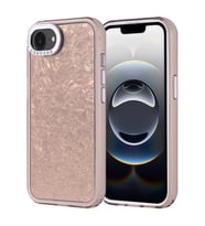 Apple iPhone 16E Uyumlu Kılıf Taşlı Tasarımlı Zore Kapi Kapak (Gold)