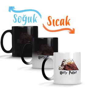 Harry Potter Hogwarts Express Sihirli Kupa Bardak Porselen