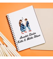 Anneler Günü Tasarımlı Defter