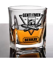 Kişiye Özel Gentlemen Club Viski Bardağı