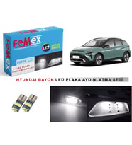 Hyundai Bayon LED Plaka Aydınlatma Ampul Seti FEMEX Parlak Beyaz