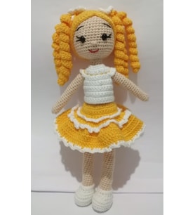 Yasemin Çiçeği Amigurumi Organik Oyuncak