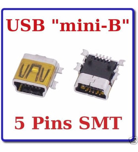 Mini Usb 5 pin Kart Tipi Smt