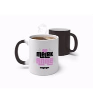 BK Gift Kişiye Özel Melek Anne Tasarımlı Sihirli Kupa Bardak-1 (Beyaz)