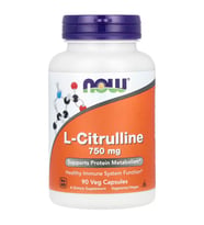 L-Citrulline, 750 mg, 90 Veg Capsules - Supports Protein Metabolism*