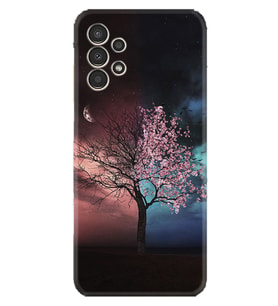 Samsung Galaxy M14 Kılıf Resimli Desenli Silikon Platinium Series Heaven Tree 1859