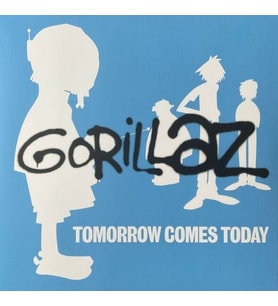 Gorillaz Tomorrow Comes Today (25th Anniversary - White & Blue Color-In-Color Vinyl) - Single LP Plak (Karışık)