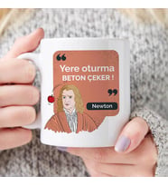 Newton Esprili Kahve Kupası