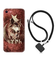Apple iPhone 5 6 7 8 Plus Se XR Kılıf Boyun Askılı Silikon Göktürk 3 1412