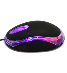 Everest KM-6809 Usb Siyah Işıklı Optik Mouse (Karışık)