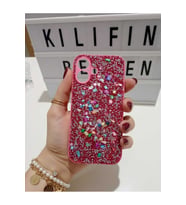 İphone 16 Taşlı Simli Kılıf Modeli
