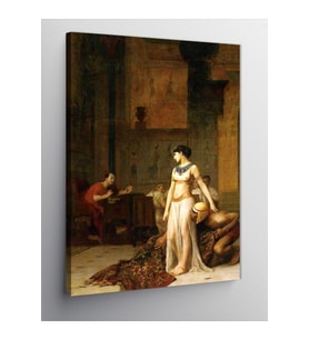 Kanvas Tablo Kleopatra Ve Sezar Jean-Leon Gerome, 50cm x 70cm