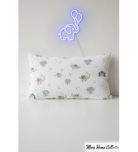 More Home Müslin Bebek yastık kılıfı % 100 pamuklu Filli Bulutlu 35x45