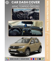 DACIA SANDERO STEPWAY (2015-2021) Torpido Örtüsü Ön Göğüs Koruma Tam Uyum Kaymaz Kolay Montaj