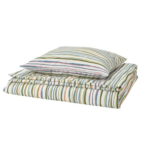 IKEA SUMPGRÖE çok renkli 150x200/50x60 cm tek kişilik nevresim seti (Karışık)