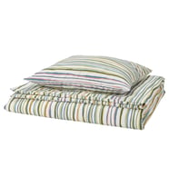 IKEA SUMPGRÖE çok renkli 150x200/50x60 cm tek kişilik nevresim seti (Karışık)