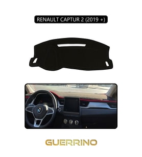 RENAULT CAPTUR 2 (2019 +)TORPİDO KORUMA HALISI SİYAH KENAR