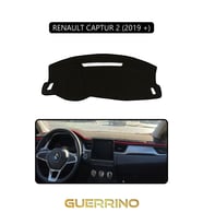 RENAULT CAPTUR 2 (2019 +)TORPİDO KORUMA HALISI SİYAH KENAR