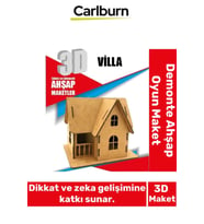 3 Boyut Eğitici Öğretici Zeka Geliştirici Boyanabilir Ebeveyn Çocuk Puzzle Demonte Ahşap Oyun Maket