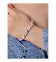Çok Renkli Şık Polimer Yaz Bilekliği  Handmade