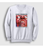 Presmono Unisex Beyaz In The Court Of The Crimson King Sweatshirt 447768tt (Beyaz)