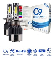 Leonpart C9 H7 LED Xenon Far 9400 Lümen Ampulü Beyaz Yeni Nesil Şimşek Etkili