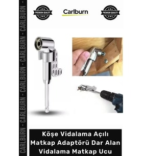 Özel Üretim Pratik Sağlam Uyumlu Köşe Vidalama Açılı Matkap Adaptörü Dar Alan Vidalama Matkap Ucu