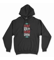 Kırmızı Escape Reality Siyah Kapşonlu Sweatshirt Hoddie