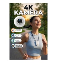 Manyetik Sabitlemeli 4K Spor Kamera Geniş Açı Lens WiFi Mobil Bağlantılı Su Geçirmez Aksiyon Kamera