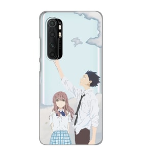 Xiaomi Mi Note 10 LITE Uyumlu A Silent Voice Tasarımlı Şeffaf Telefon Kılıfı