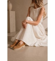 Premium Hakiki Deri Toka Detaylı Taba Loafer