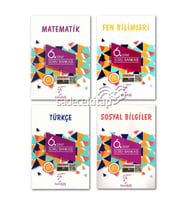 Karekök Yayınları Karekök Yayınları 6. Sınıf Matematik Fen Bilimleri Türkçe Sosyal Bilimleri Soru Bankası Set 4 Kitap (Çok Renkli)