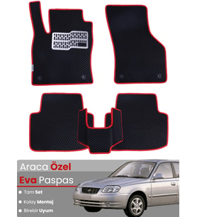 HYUNDAİ ACCENT ADMİRE (1999-2005) Uyumlu EVA Paspas Tam Set–Araca Özel,Kolay Montaj