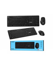 KABLOSUZ MULTİMEDİA KLAVYE - MOUSE SETİ SİYAH Q KLAVYE KM-510