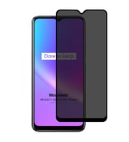 Microsonic Realme C25s Privacy 5D Gizlilik Filtreli Cam Ekran Koruyucu Siyah
