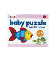 Evcil Hayvanlar Bebek Puzzle 12 Parça