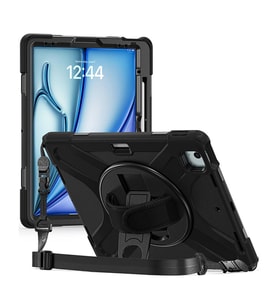 Microsonic Apple iPad Air 13 2024 Kılıf (A2898-A2899) Heavy Defender Siyah