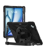 Microsonic Apple iPad Air 13 2024 Kılıf (A2898-A2899) Heavy Defender Siyah