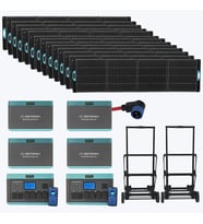 ANTFEA 2 adet H2400 + 4 ad BH2400 Batarya + 12 ad 400W Panel + 2 ad Römork + 6 Paralelleme Kablosu