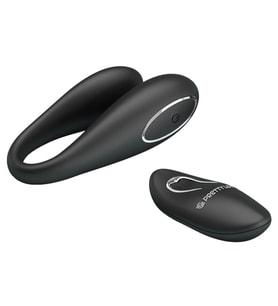 OdinsShop Siyah USB Şarjlı 12 Titreşimli Uzaktan Kumandalı Vibratör