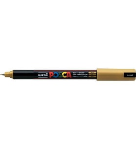 Uni Posca PC-1MR Boyama Markörü 0.7 mm METALİK ALTIN 