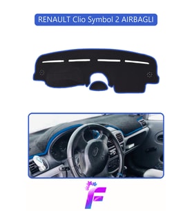 RENAULT SYMBOL 2 Uyumlu Torpido Örtüsü Yansıma Önleyici Tam Koruma Kolay ve Hızlı Montaj J71