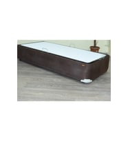 Baza 18230 Taytüy Kahve Renk Kumaş  Metal Transmisyon Çelik Baza120*200 Elyapım (Kahverengi)