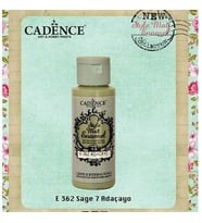 Cadence Style Matt Enamel Cam & Porselen Boyası 59 ml. E-362 Adaçayı 