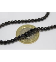 Dumanlı Kuvars Taşı YARIM Dizi 4mm (18cm uzunluğundadır)